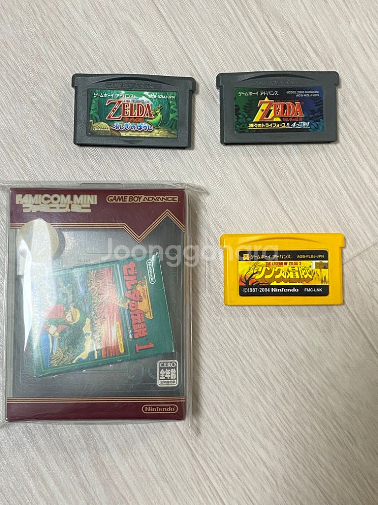 게임보이 어드밴스와 젤다의 전설 팩 7개 판매합니다--1