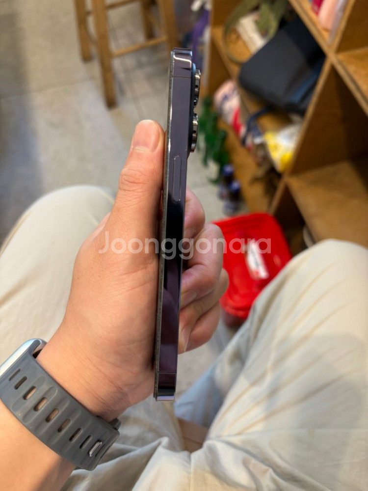 아이폰14프로256 퍼플 상태좋음--1