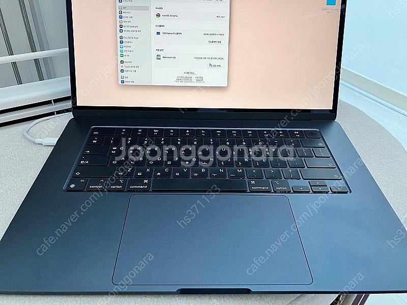 m3 맥북에어 15인치 512기가 16램 풀박스 24년...--1