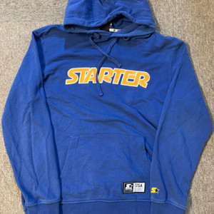 XL 스타터 starter 블루 후드티