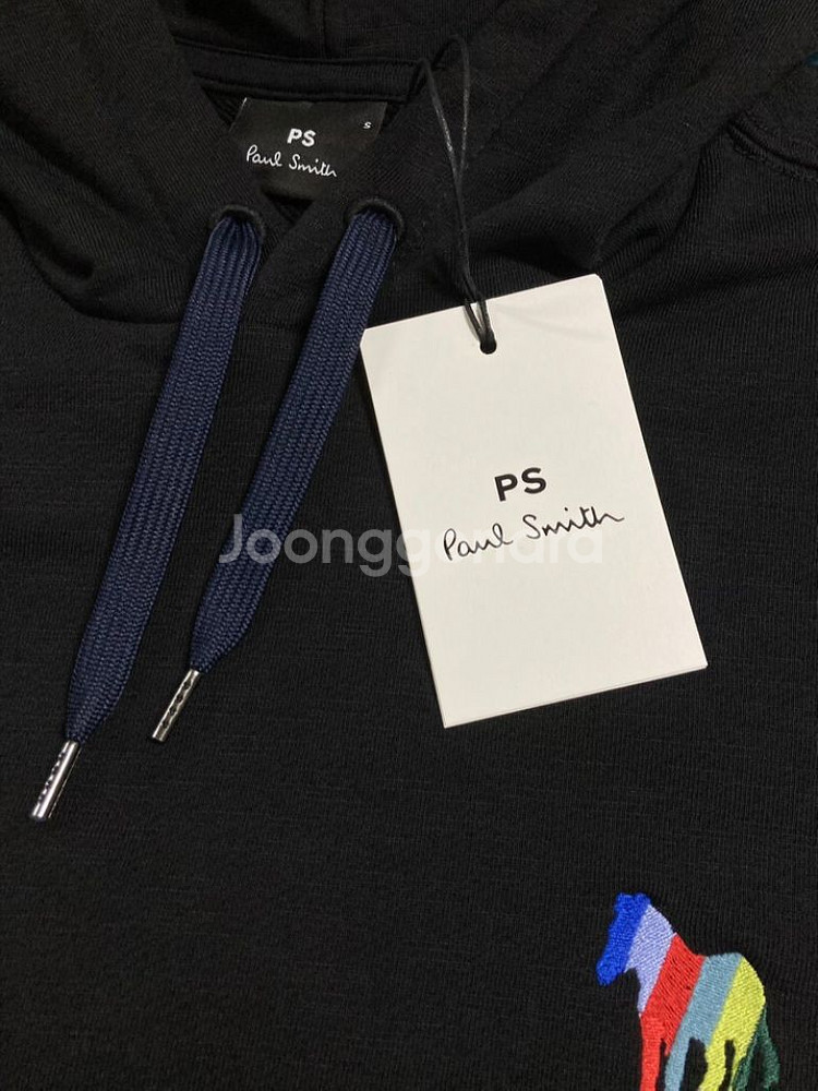 새옷) 폴스미스 PS 후드 로고 자수 티셔츠--7