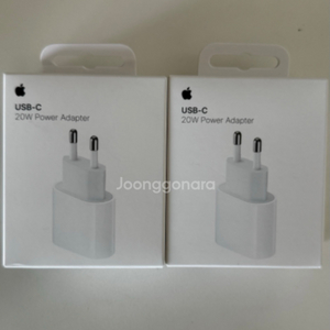 Apple 정품 전원 어댑터 20W USB C 미개봉