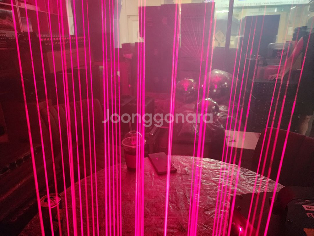 P40R100 레드 컬러 40구 매트릭스 레이저조명--7