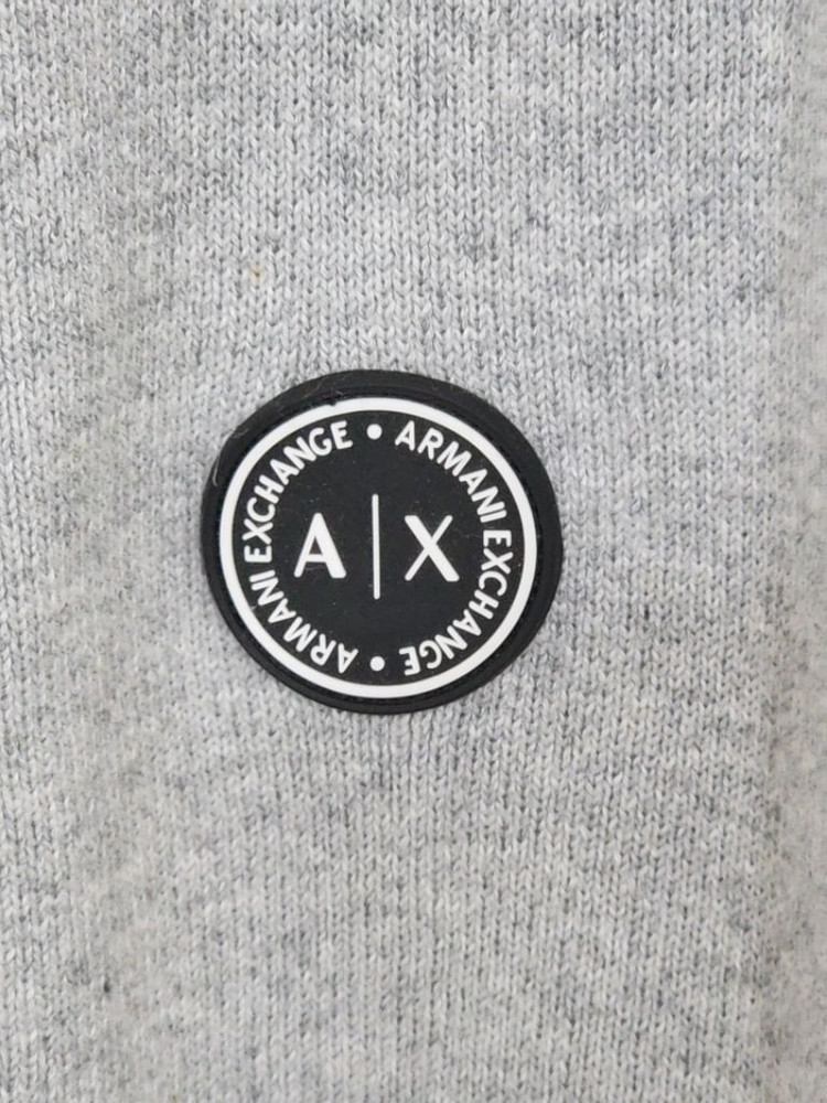 (M) 아르마니 익스체인지 니트집업 배색 캐주얼 이미지