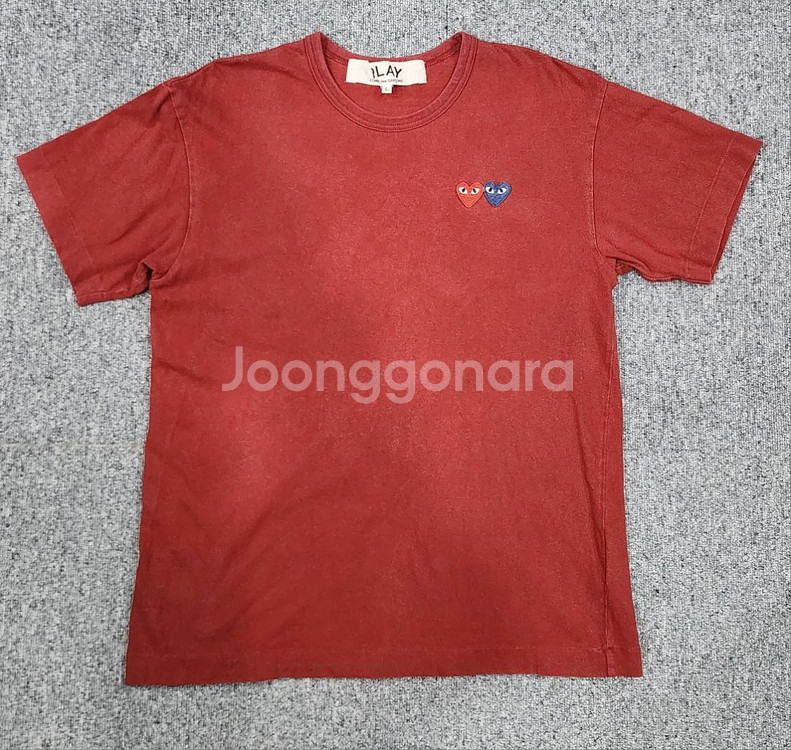 꼼데가르송 더블와펜 반팔티 L--1
