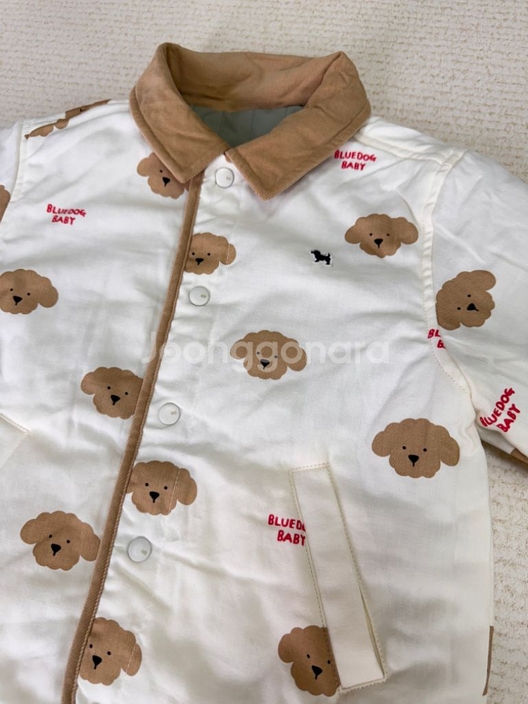 새상품) 블루독베이비 리버시블 점퍼 120--3