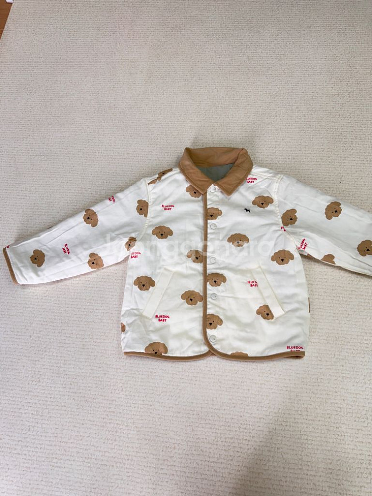 새상품) 블루독베이비 리버시블 점퍼 120--2