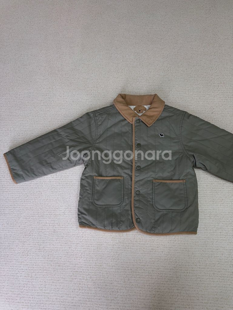 새상품) 블루독베이비 리버시블 점퍼 120--4