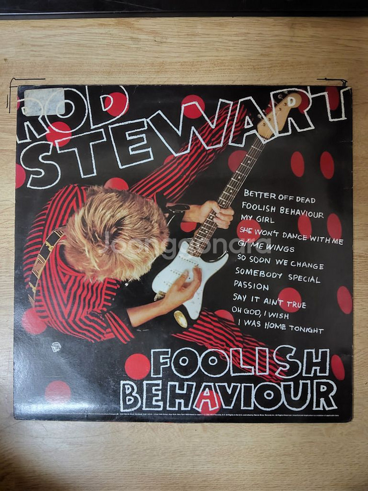 ROD STEWART 음반 LP (오디오 앰프 스피커--1