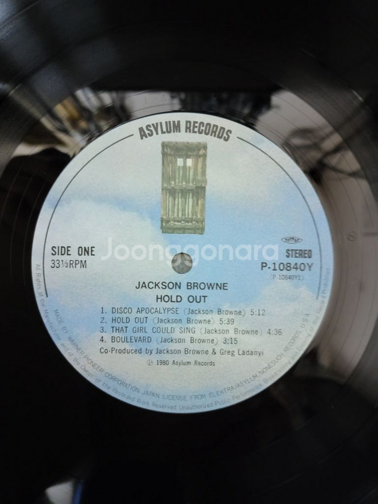 JACKSON BROWNE 음반 LP (오디오 앰프 스--4