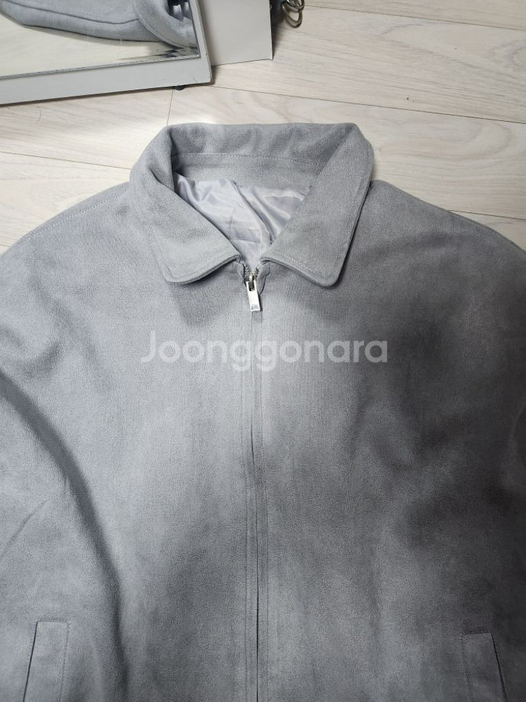 아이러니 포르느 정품 그레이 스웨이드 105사이즈--1