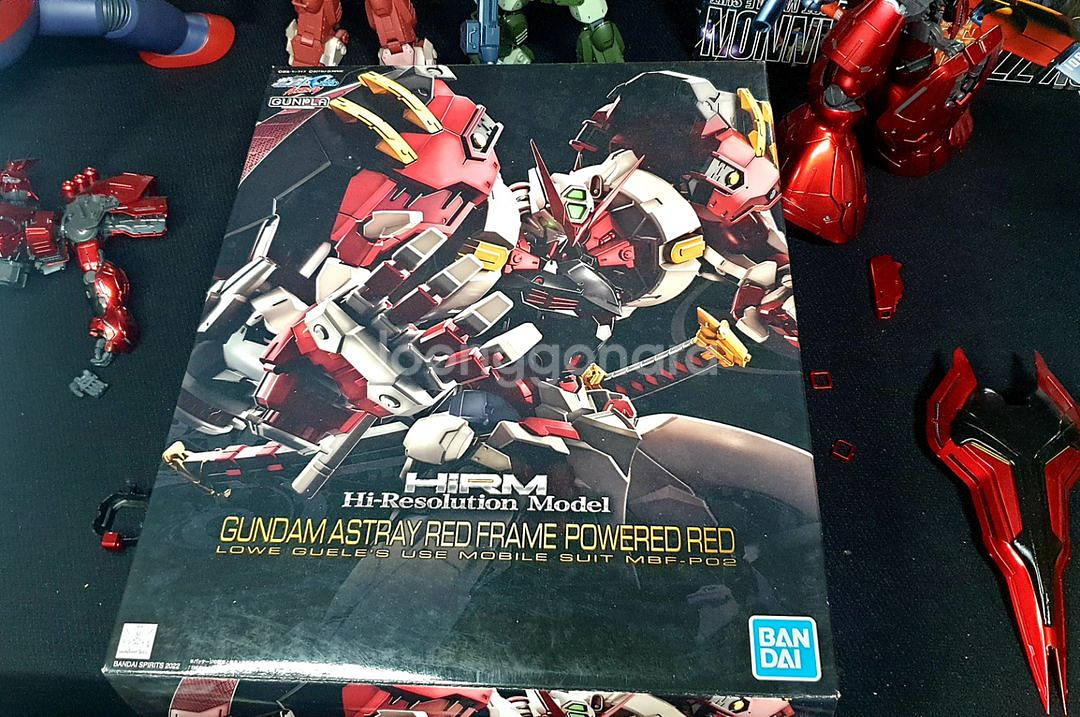MG 하이레졸루션 건담 레드프레임 파워드레드 가조립--5