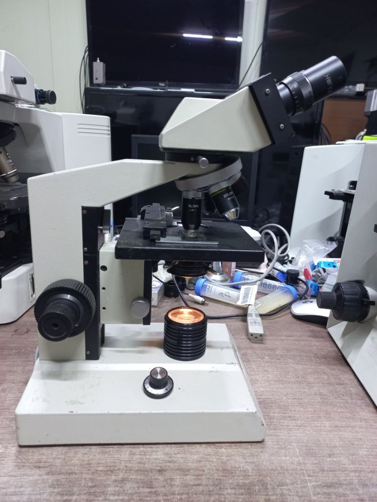 쌍안생물현미경 싸게판매합니다 이미지