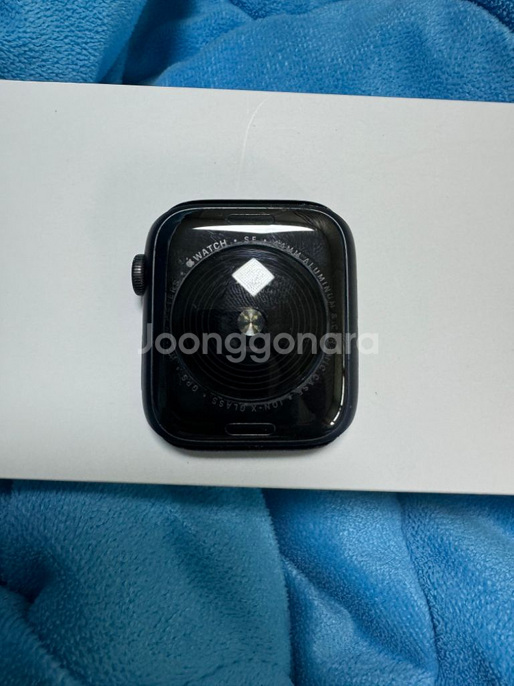 애플워치se 44mm 블랙 풀박 팝니다--3