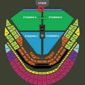 찰리푸스 내한 콘서트 60번대 4연석단석 VIP