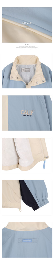 공용XL 후아유 바람막이 오버핏 배색 배드민턴--4