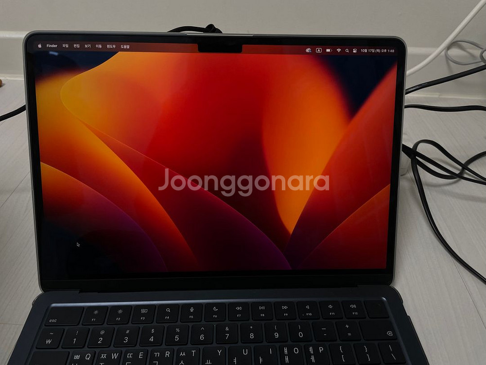 맥북에어 M2 13.6인치 16GB/1TB 풀박스--3