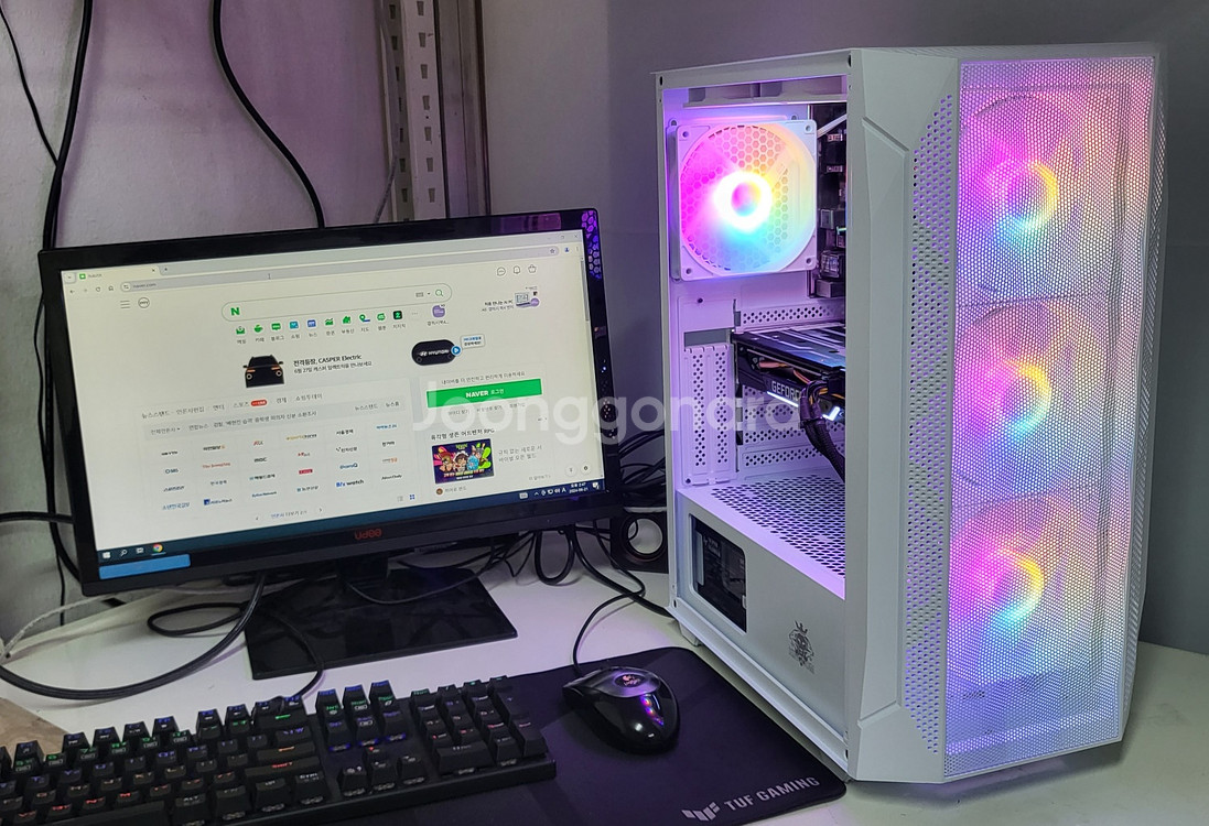 현존 인기최고 라이젠 7500F 장착 게이밍컴 판매--7