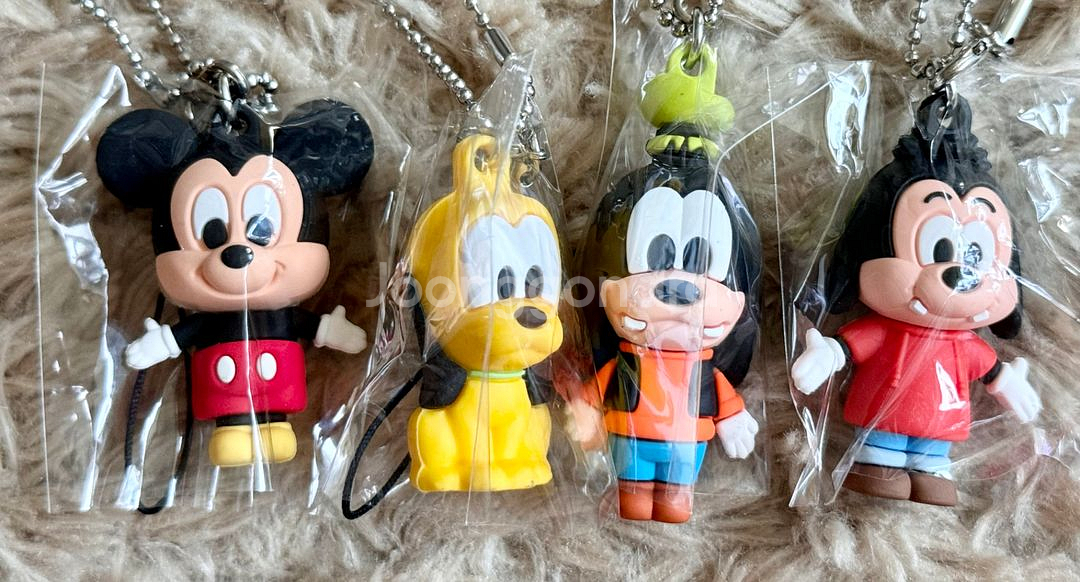 디즈니 구피 맥스 피규어 키링 세트--2