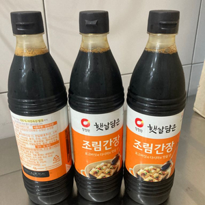 청정원 조림간장 840ml 3병