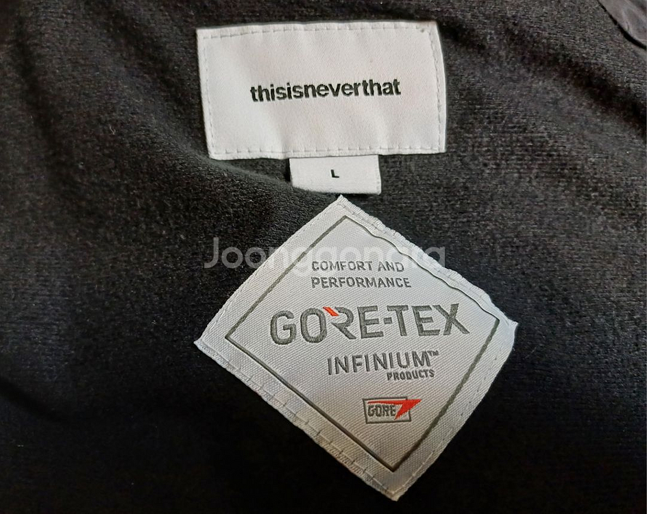 디스이즈네버댓 고어텍스 인피니움 후리스자켓 L size--4