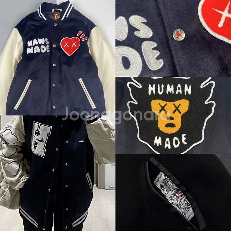 [Human made] 휴먼메이드 블루종 바시티 자켓--6