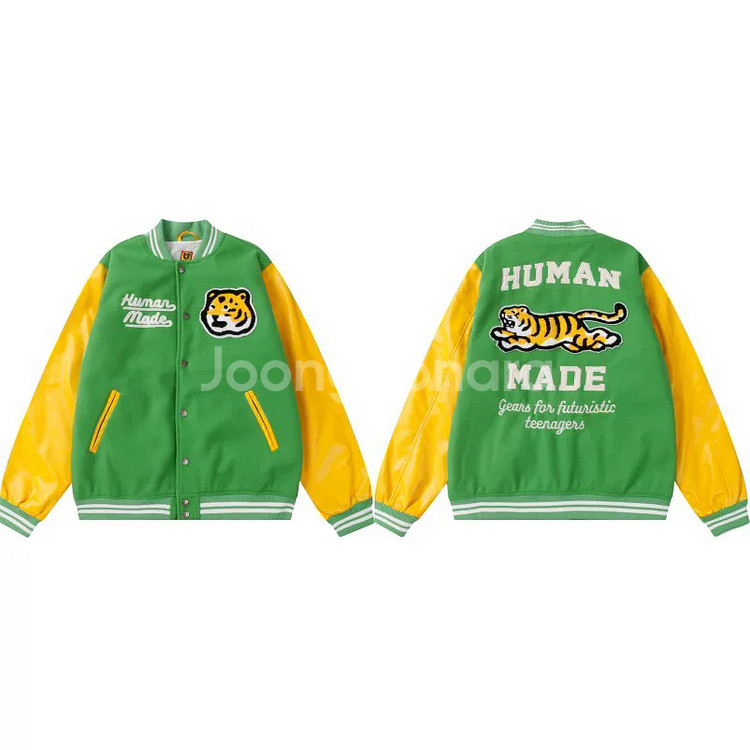 [Human made] 휴먼메이드 블루종 바시티 자켓--8