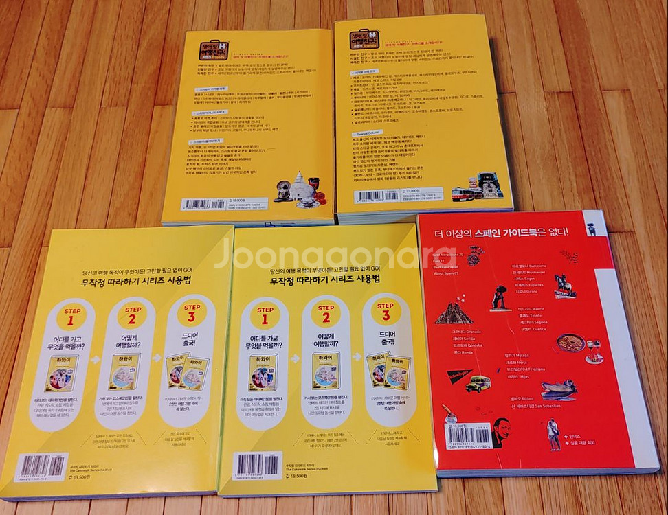 해외여행 가이드북#동유럽/스페인/하와이/스리랑카--1