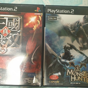 PS2 진삼국무쌍3랑 몬스터헌터 팝니다