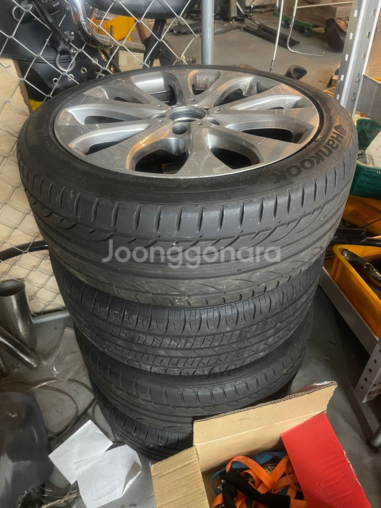 벤츠 E클래스 탈거 휠 타이어--1