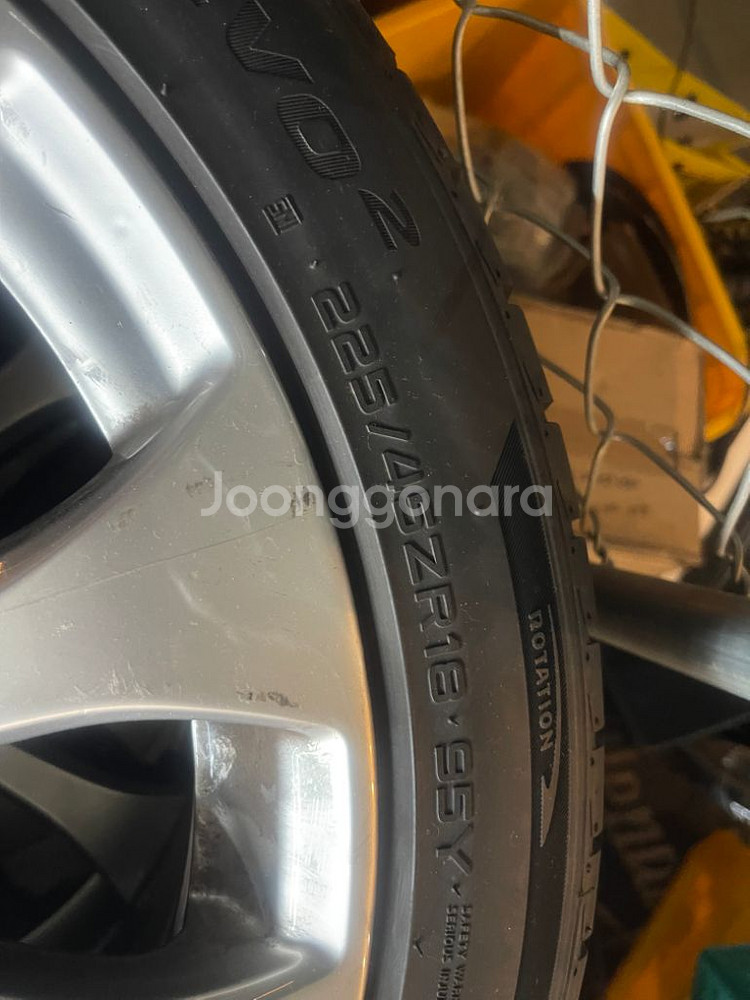 벤츠 E클래스 탈거 휠 타이어--4