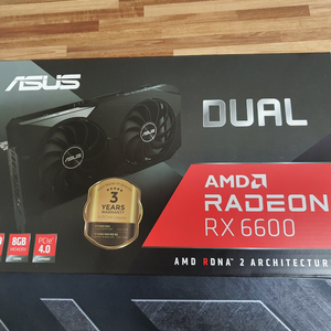 ASUS RX6600 판매합니다.