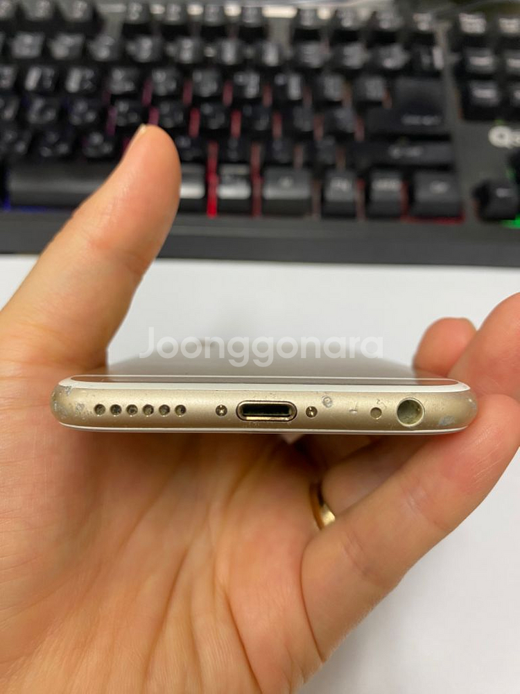 아이폰6S 골드 액정SS급 64GB 배터리100--6