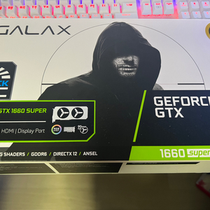 갤럭시 GTX1660슈퍼 화이트 풀박