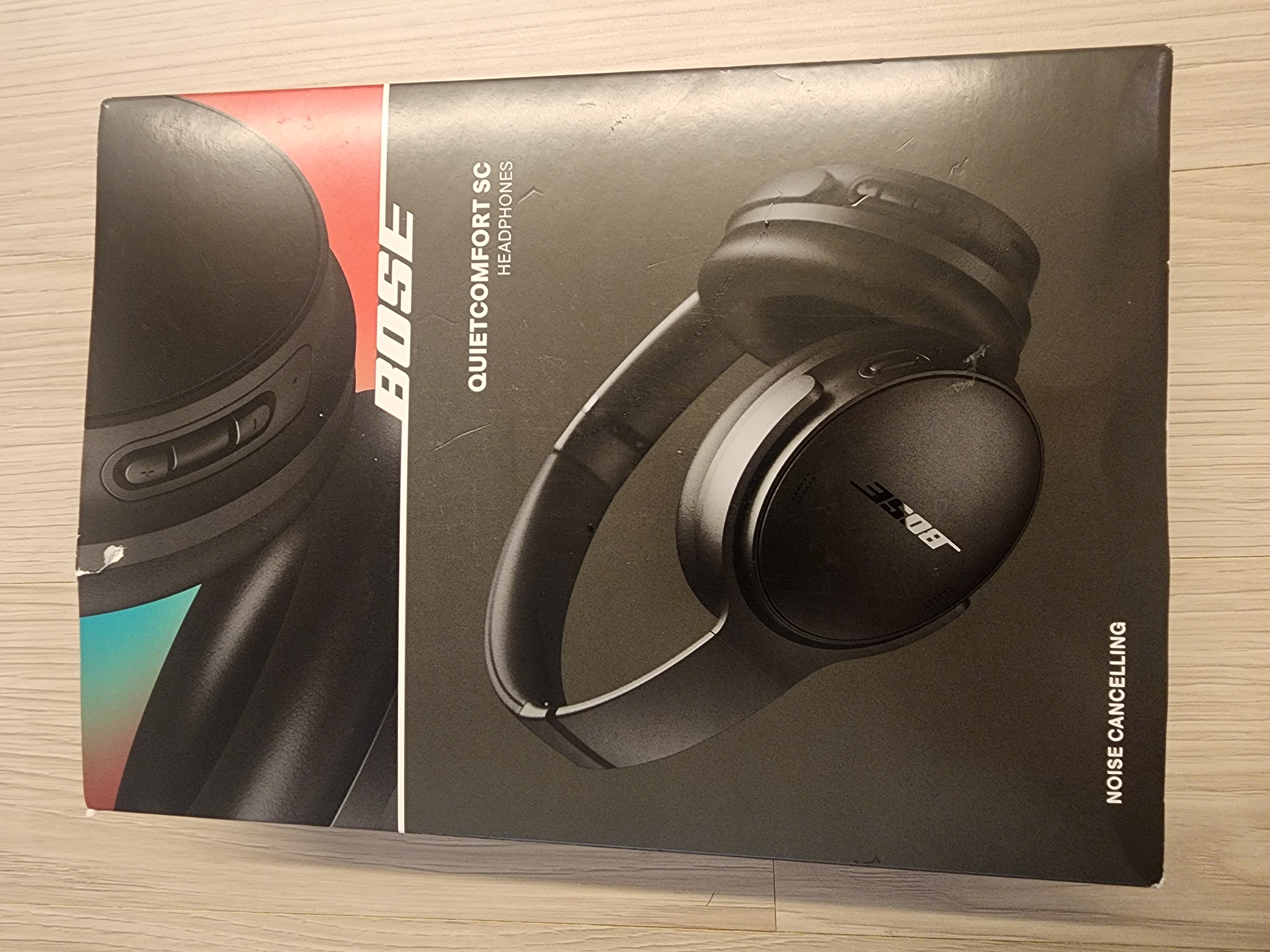 BOSE 무선 헤드폰 QC SC 블랙(노이즈 캔슬링)