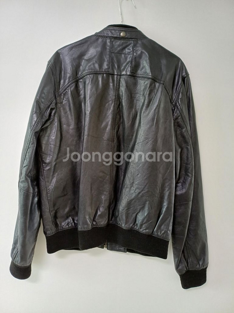 남성 탭맨 블루종 리얼 라이더자켓 (블랙95-슬림100--9