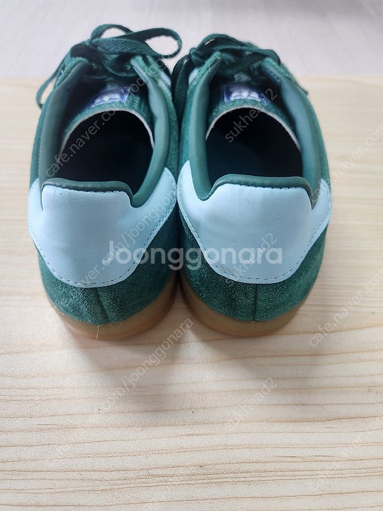 아디다스 가젤인도어 그린블루--2