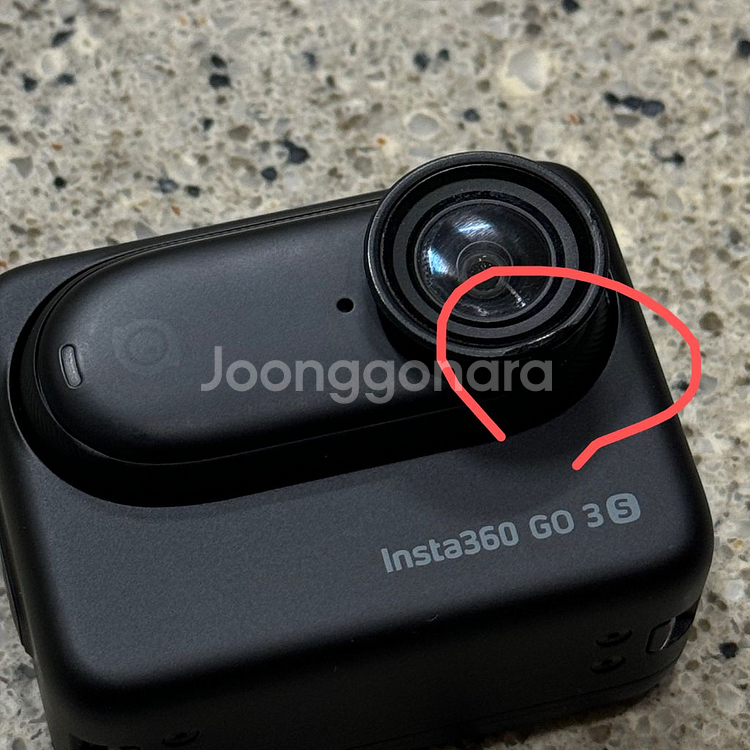 인스타360 go3s 4k 블랙 128gb 극미중고--1