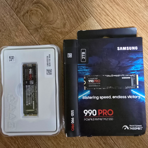 삼성(정품) 내장형 SSD 하드 990 PRO 2TB