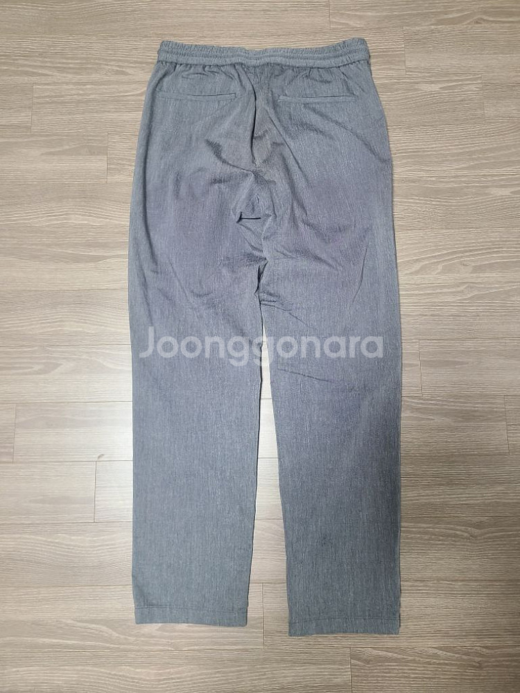 마인드 브릿지 남성 회색 고무줄 긴바지--1