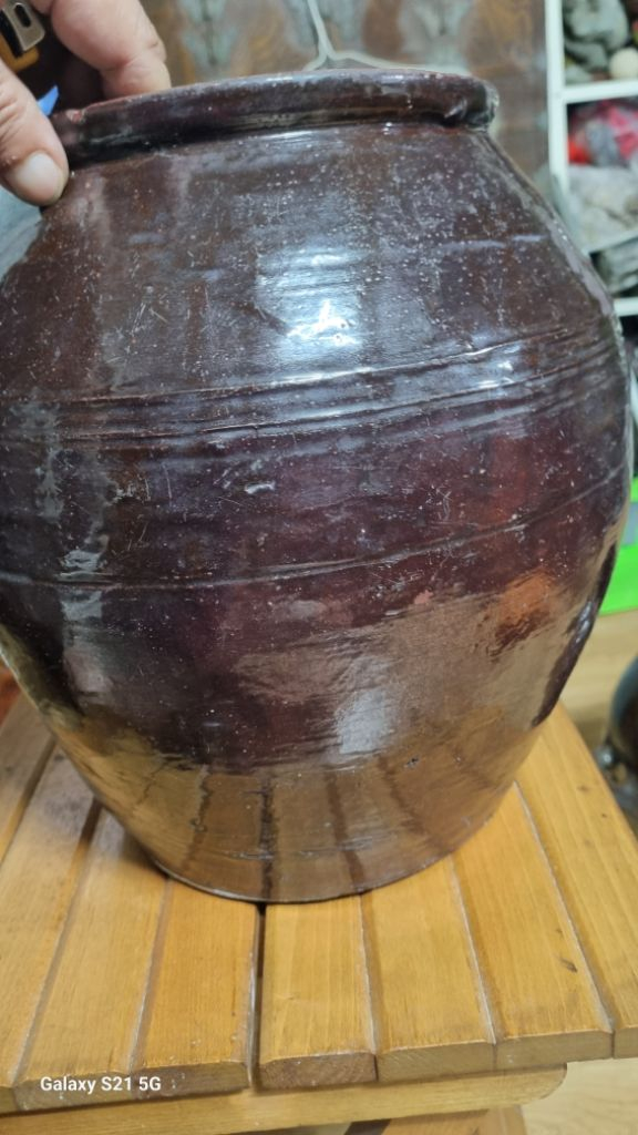 옛옹기물동이--7