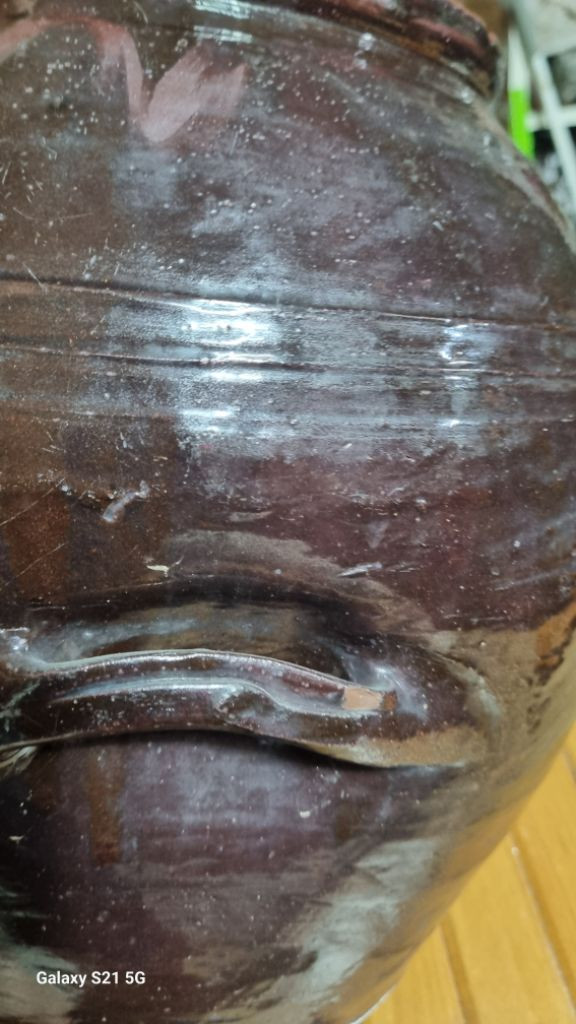 옛옹기물동이--6