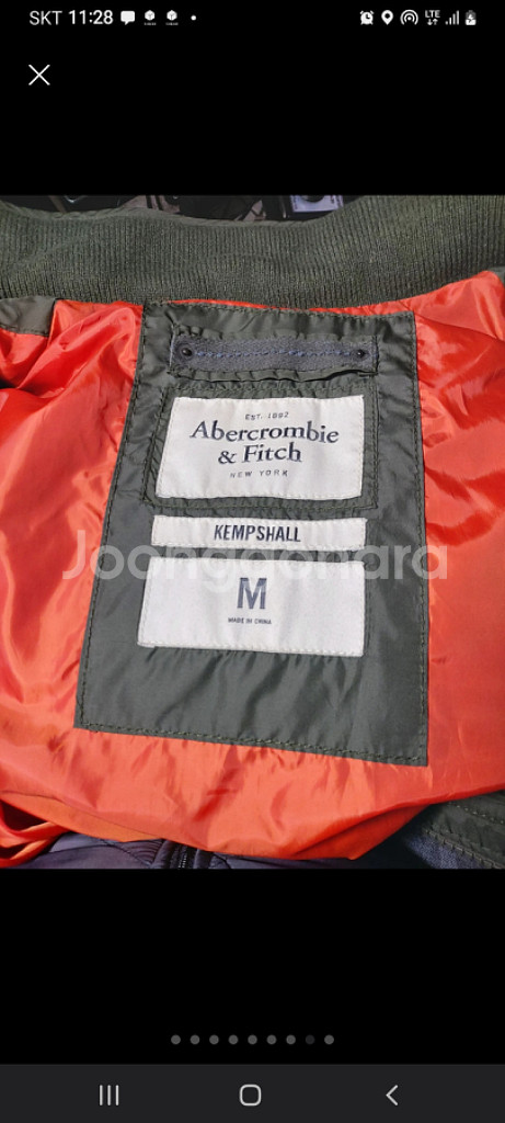 M 아베크롬비 패딩 다운 점퍼--7