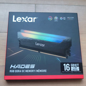 Lexar HADES DDR4 미사용 튜닝램 판매해요.