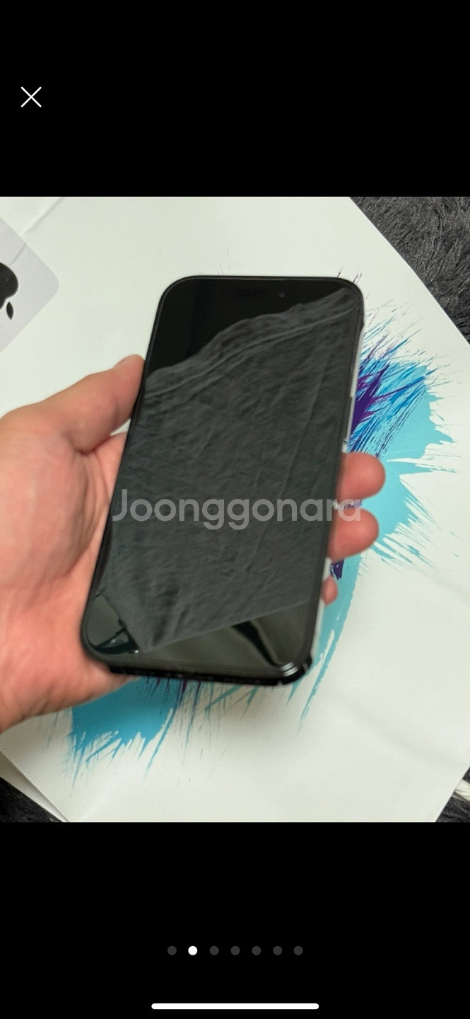 아이폰 14프로 128G 블랙 기기단품--1