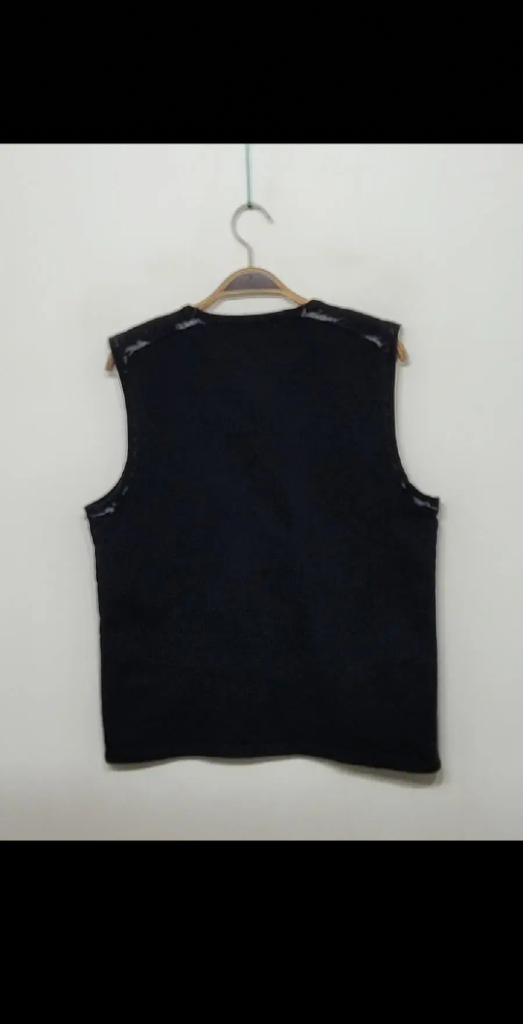 (M) 폴스미스 니트조끼 블랙 베스트 무지 일본판 이미지