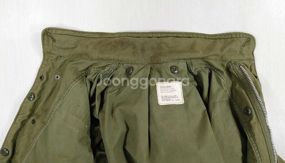 60년대 미군 M65 필드자켓 S-L--8