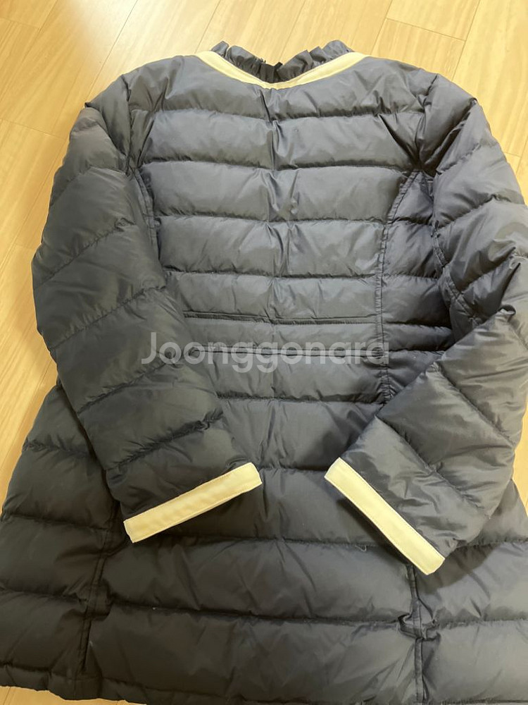 여아 헤지스키즈 경량 다운 남색, 145사이즈--3