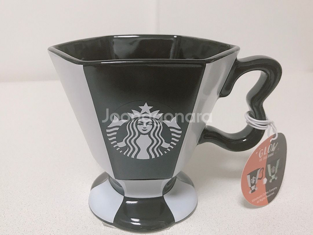 스타벅스 매직할로윈 체크 야광 머그--1