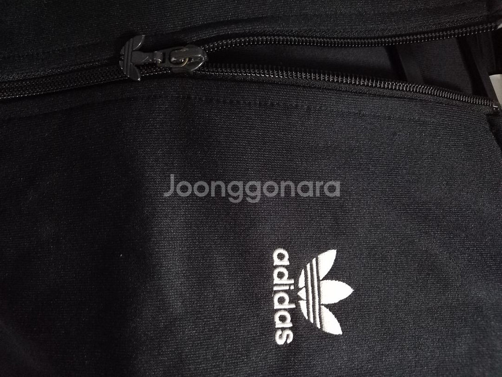 아디다스 검흰 블랙 후드 저지 져지집업 90/S--1